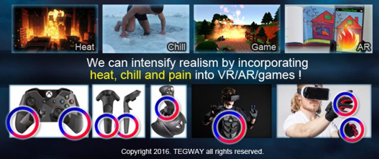 ThermoReal VR AR Virtual Reality Technik Gaming Tegway 1