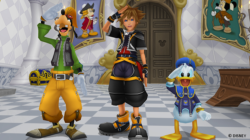 Kingdom Hearts Sora Donald und Goofy