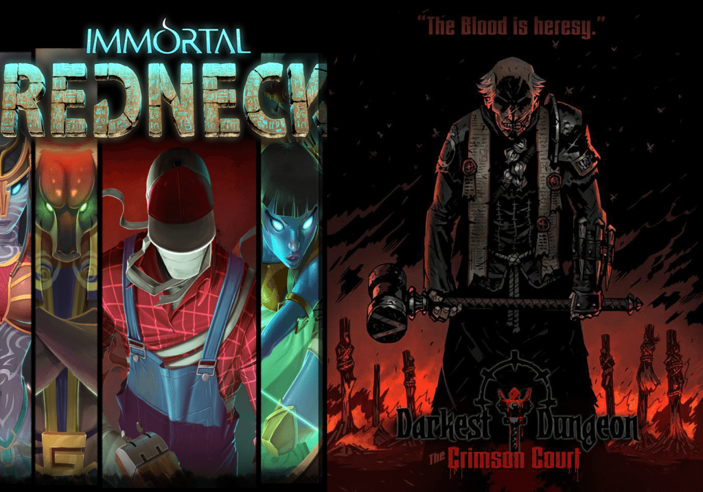 Titelbild IndieRadar Immortal Redneck Darkest Dungeoon The Crimson Court
