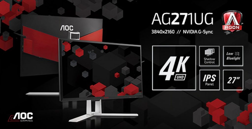 AGON AG271UG 4K UHD IPS Panel Gaming Monitor NVIDIA G-Sync Titel