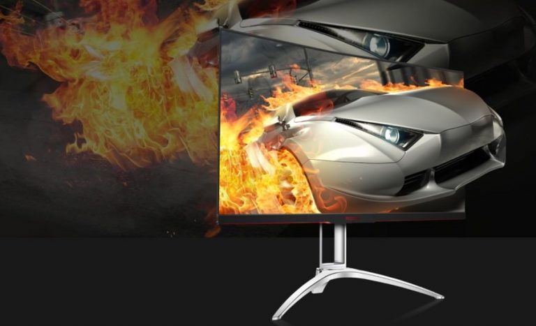 AOC AG322QCX Gaming Monitor Screen Display Curved QHD Review Titel