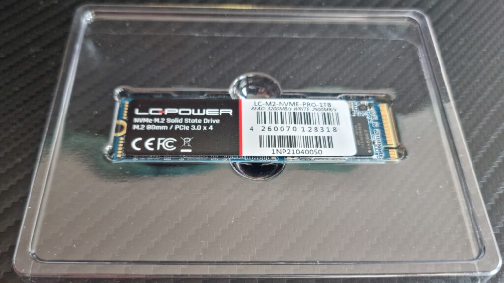 LC Power Phenom Pro NVME M.2 Solid State Drive SSD 1 TB Case Gerhäuse USB 3.2 SSD