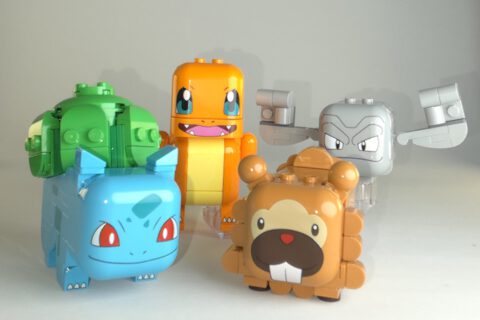LEGO Pokémon SMART Play 72155 und 72157 mit Bisasam, Bidiza, Glumanda und Kleinstein