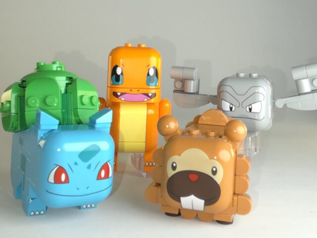 LEGO Pokémon SMART Play 72155 und 72157 mit Bisasam, Bidiza, Glumanda und Kleinstein
