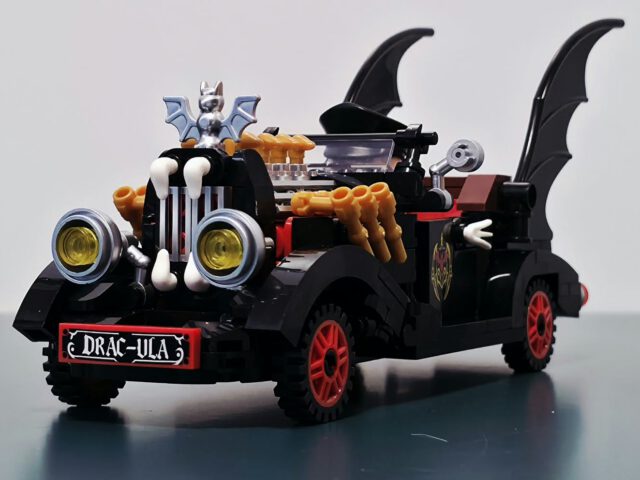 Bild des Pantasy Vampire Vintage Car von vorne